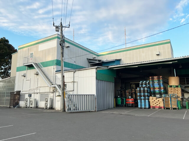 精米工場の外観